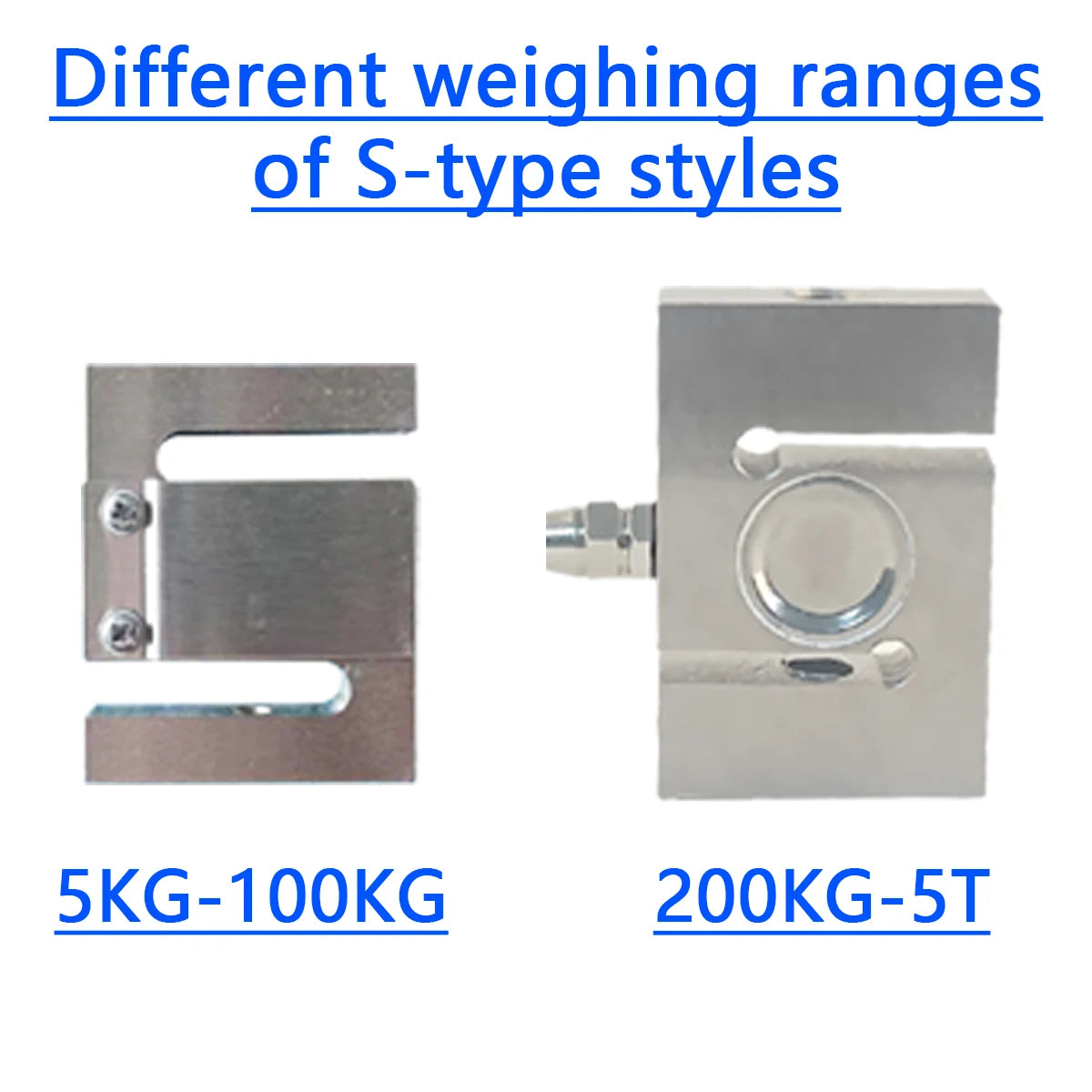 S Shape Tension Compression Load Cell & Display 5kg~5t, Alloy Steel Sensor, IP66 Waterproof, for Crane Hopper Control System