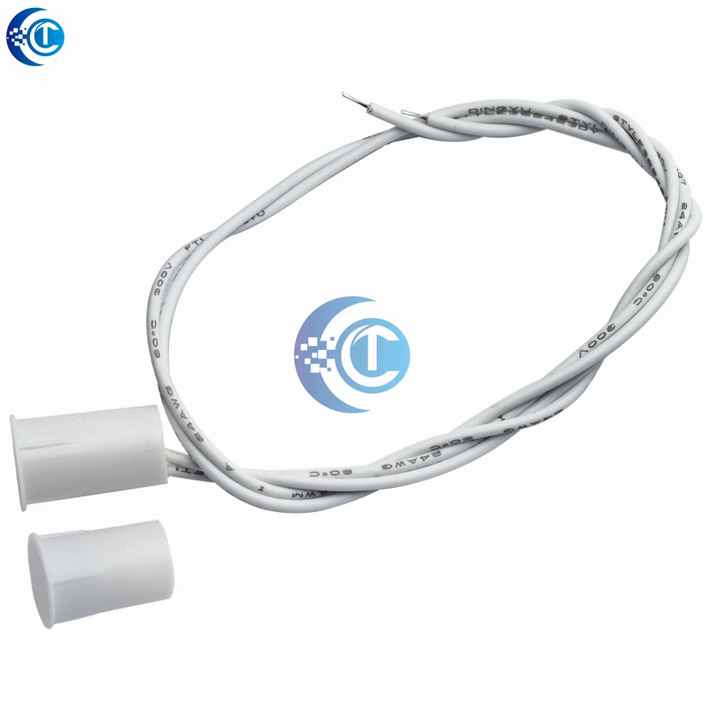 1 Pair Home Security Magnetic Door/Window Alarm Sensor - RC-33/MC-33 Recessed Reed Switch (DC 100V 300mA)