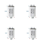 CBB65 Air Conditioner Capacitor Bottom with Screw 5UF 10UF 15UF 20UF 25UF 30UF 35UF 40UF 50UF 60UF 70UF 80UF 100UF 450V Screw