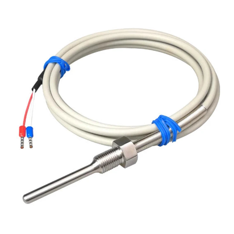 1PC Probe 5x150mm NTC 10K/20K/50K/100K Thermistor Thread M8 Temperature Sensor Waterproof Thermocouple Multi-strand Wire 1-3M