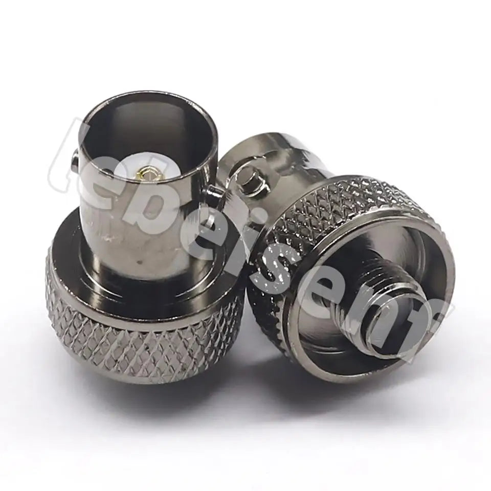 1pcs Radio Frequency Adapter BNC (Q9) Female to SMA Male Adapter BNC/SMA-KJ Disc Nickel Plated