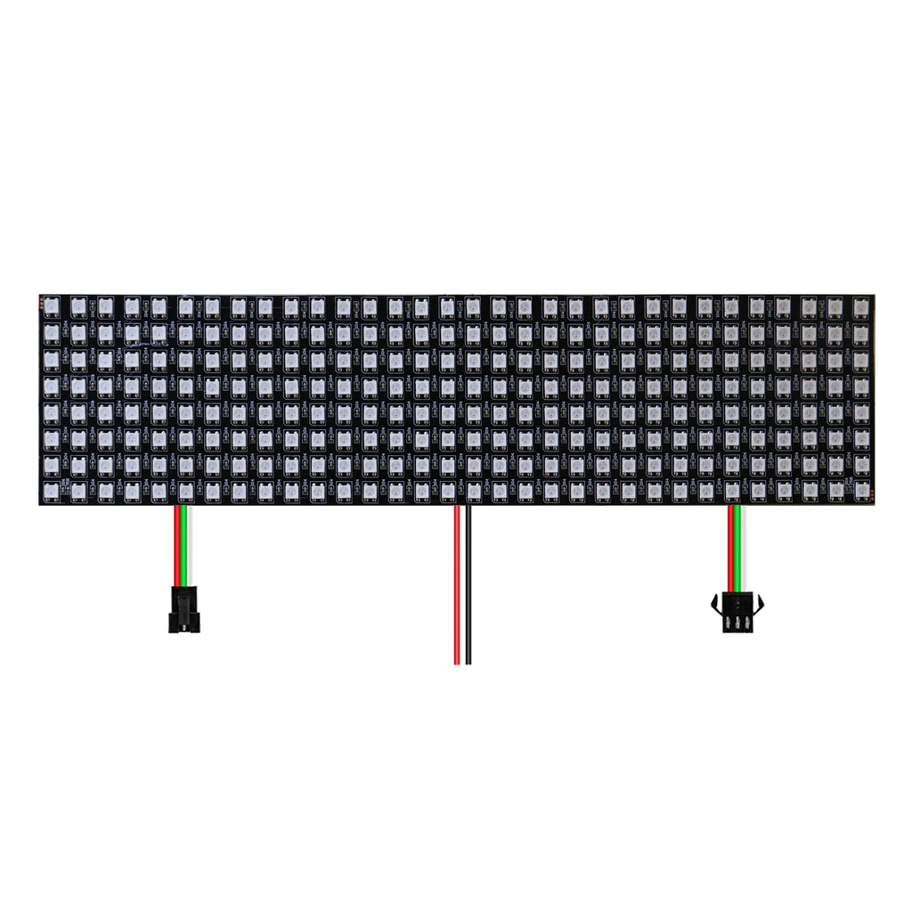 1-10Pcs WS2812B RGB Flexible 4X12 8X8 16x16 8x32 Pixel Led Panel Matrix Screen Module WS2812 Individually Addressable IC DC5V