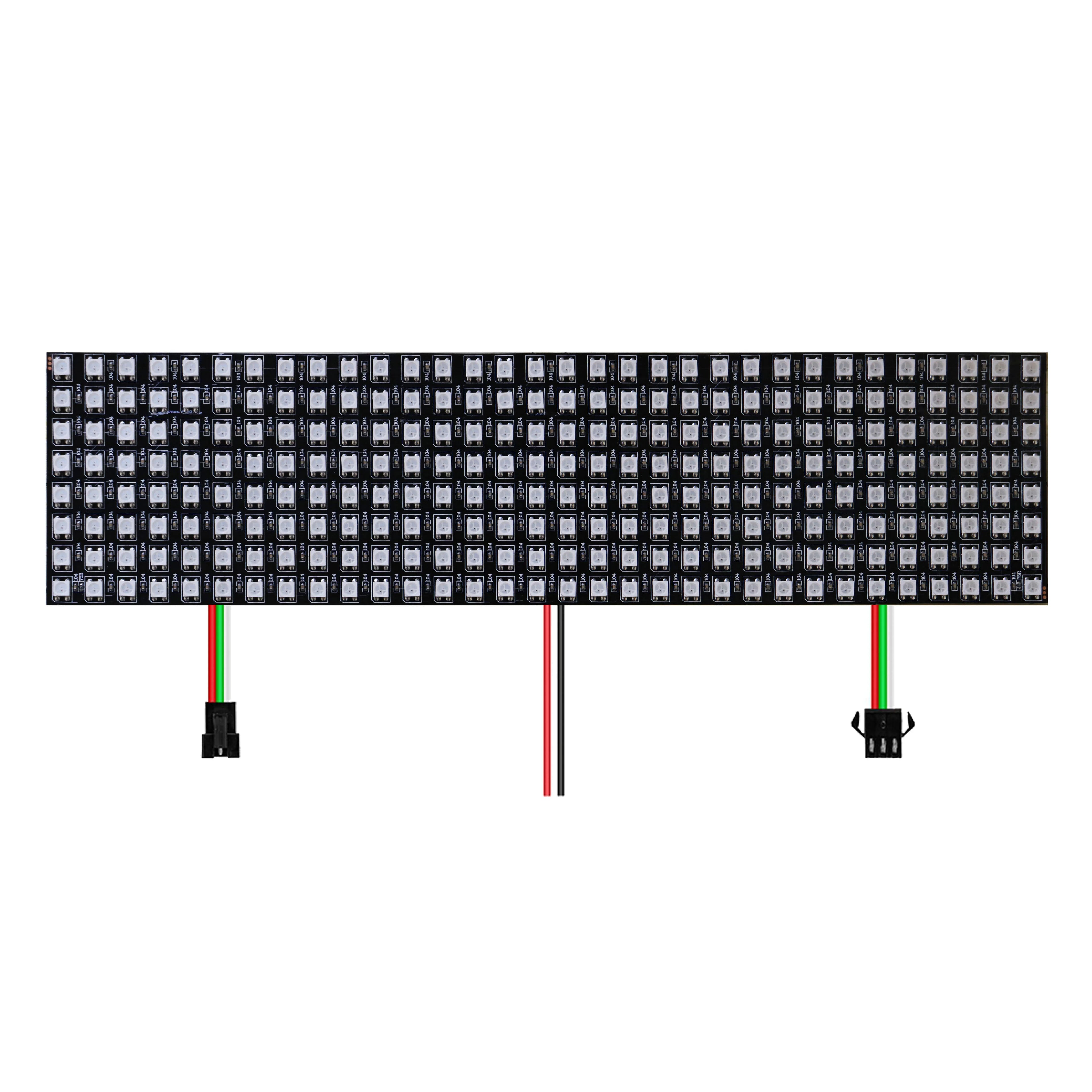 1-10Pcs WS2812B RGB Flexible 4X12 8X8 16x16 8x32 Pixel Led Panel Matrix Screen Module WS2812 Individually Addressable IC DC5V
