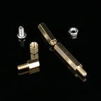 120Pcs M3 Brass Hex Standoff Kit, Male/Female PCB Spacers with Screws & Nuts, Motherboard Support Pillars for Electronics DIY