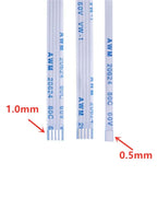 5PCS Flat Flexible Cable FFC FPC AWM 20624 80C 60V VW-1 FFC-0.5MM 1.0MM 5/7/9/11/13/17/19/21/23/25/31/35/38/44/46/48/51/52/54Pin