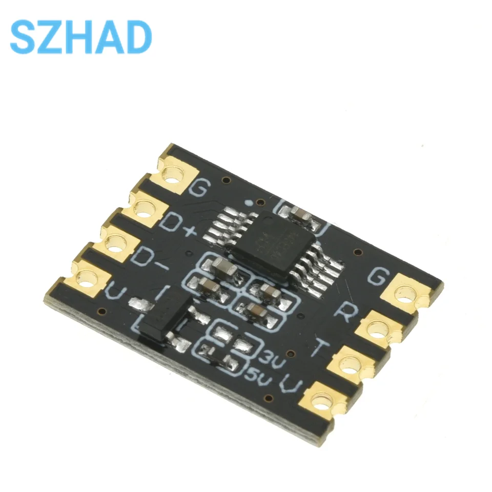 CP2102/CH340 Module USB to TTL Serial Port UART Module Brush Machine Download Bonding Wire Patch Type Sink Gold Plate