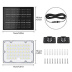 Super Bright 184 LED Solar Light Outdoor Motion Sensor Solar Wall Light IP65 Waterproof 3 Working Modes Solar Floodlight