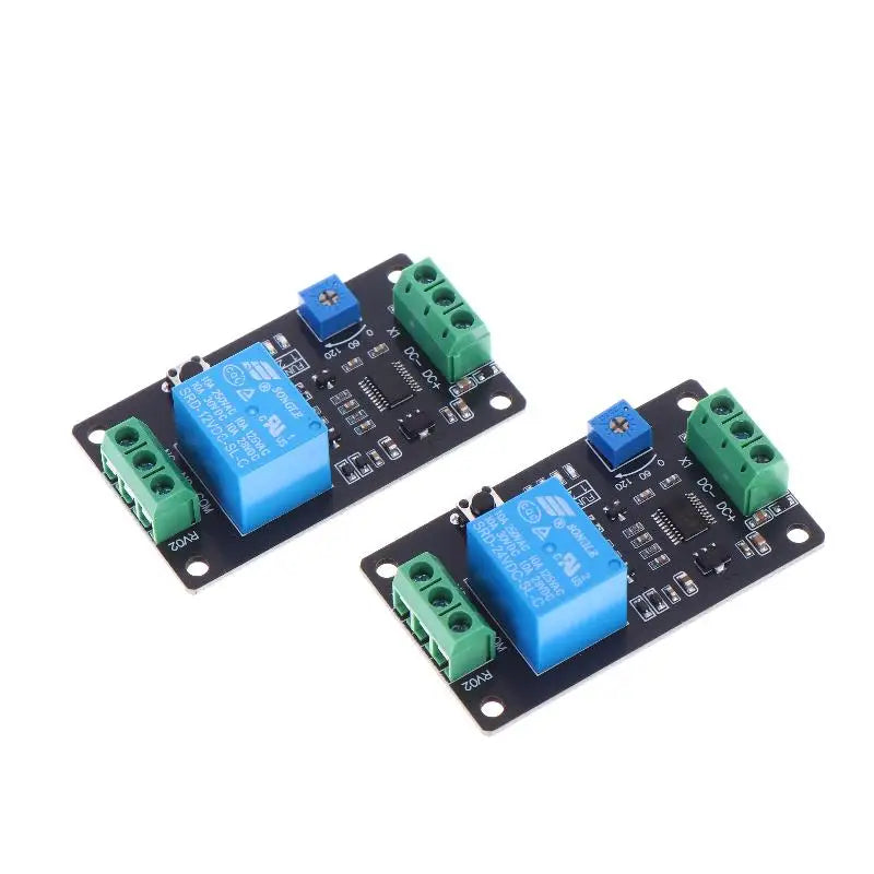 Self Locking Delay Timer Relay Adjustable Time Switch Module Accurate On Off Control for Industrial Automation Home Appliance