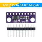 I2C ADS1115 ADS1015 16 Bit ADC 4 channel Module with Programmable Gain Amplifier 2.0V to 5.5V RPi