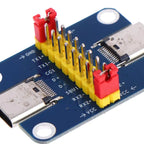 2026 NEW 1PCS Type C Male To Female USB 3.1 Test PCB Board Adapter 2.54mm Connector Socket Cable Data Transfer Test Wire Board