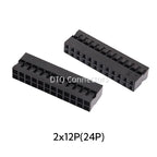 20PCS/Lot Dupont 2.0 Housing Plastic Shell 2.0mm Pitch Double Row Dupont Connector 2x2P/2x3P/2x4P/2x5P/2x6P/2x7P/2x8P