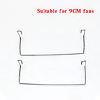 90MM RGB CPU Cooler Silent Cooling Fan 4PIN PWM PC Quiet DC 12V CPU Cooler Replacement White Fan
