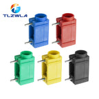 5PCS 4mm Banana Female Socket Right Angle PCB Mount Insulated Jack Connector