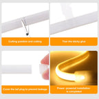 Wifi Bluetooth COB LED Neon Strip Light Wall Touch 23key Remote Control 220V Dimmer Power Kit 5m 10m 20m 0.5m 240LED/m Flex Lamp