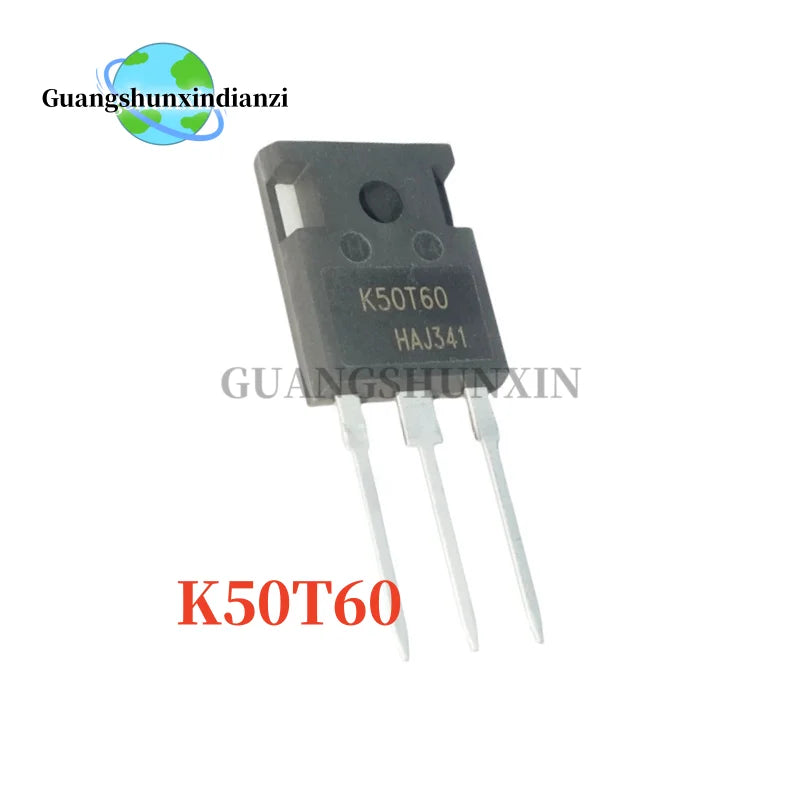 5-10pcs/lot 100% New K50T60 IKW50N60T IGBT  600V 50A TO-247 Best Quality Large chip high power transistor