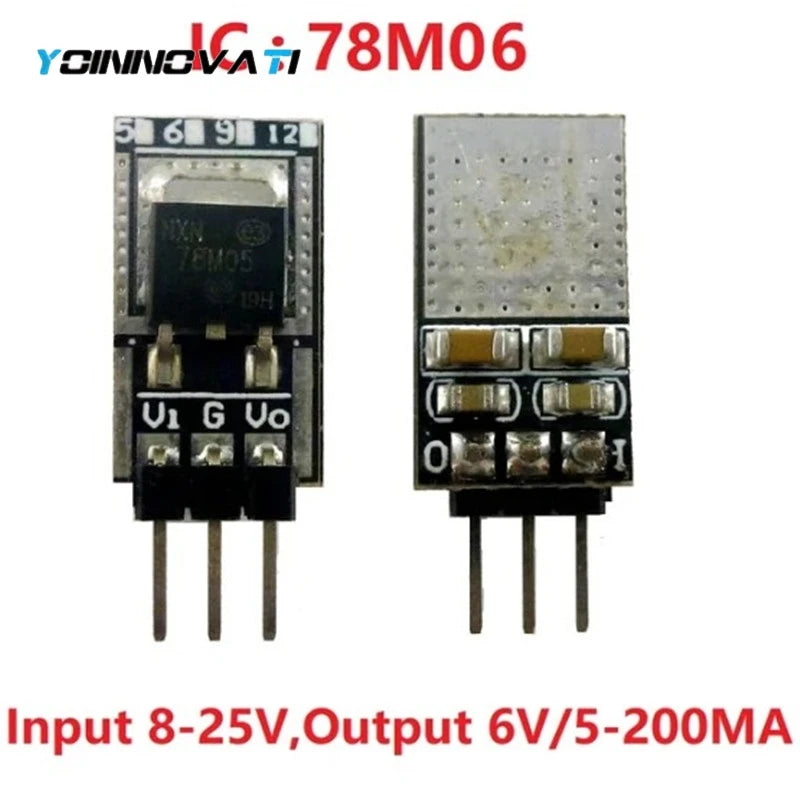 2pcs 78m05 7806 l7809 lm7812 three-terminal positive regulator ldo module 7-30v to 5v 6v 9v 12v