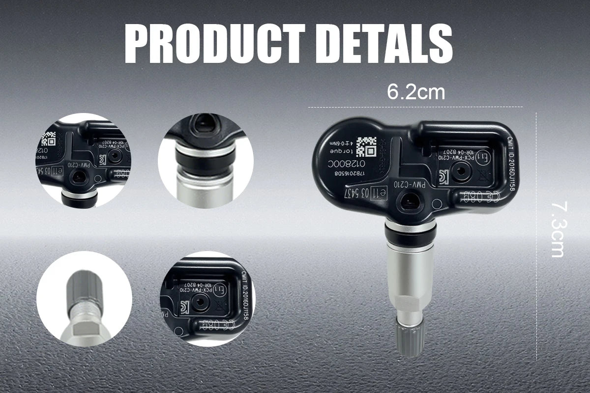 1/4PCS Tire Pressure Monitoring Sensor TPMS 4260742020 For Citroen C1 Lexus CT ES GS IS LS Series Compatible With PMV-C210