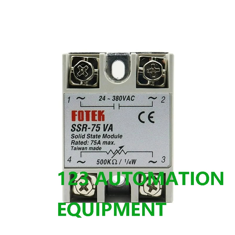 Authentic New FOTEK SSR-10VA 25VA 40VA 50VA 75VA  SSR-25VA-H 40VA-H 40VA-H Single Phase Solid State Relay SSR Triac Mini