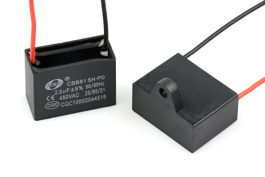 CBB61 Motor Start Capacitor 450V AC Fan Condenser1/1.2/1.5/1.8/2/2.5/3/4/5/6/8/10UF