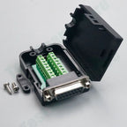 DB9/DB15/DB25 Male and Female Solderless Connector RS232/485 Transfer-Free Signals with Back Screw Terminal Adapter Board