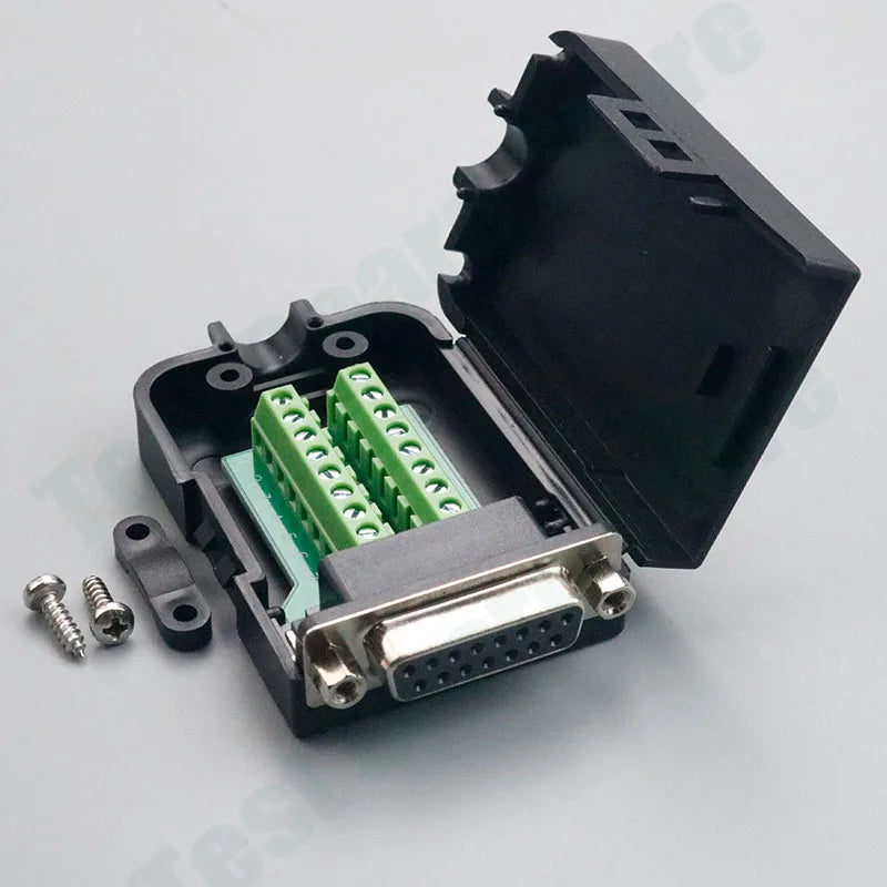 DB9/DB15/DB25 Male and Female Solderless Connector RS232/485 Transfer-Free Signals with Back Screw Terminal Adapter Board
