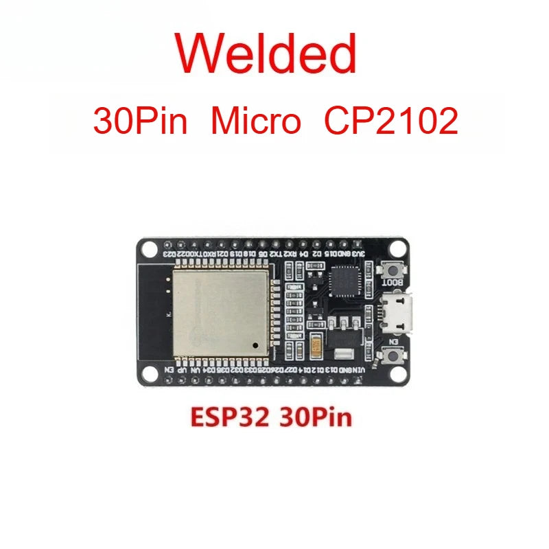 10PCS ESP32 Development Board WiFi Bluetooth Dual Core ESP-32 ESP-32S CP2102 CH9102 CH340 Type-C Micro USB Module