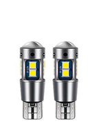 2x W5W T10 LED CANBUS No Error 5W5 12V 10W 950Lm Super Bright Car Interior Side Light 194 3030 SMD Auto Bulb White Amber Red