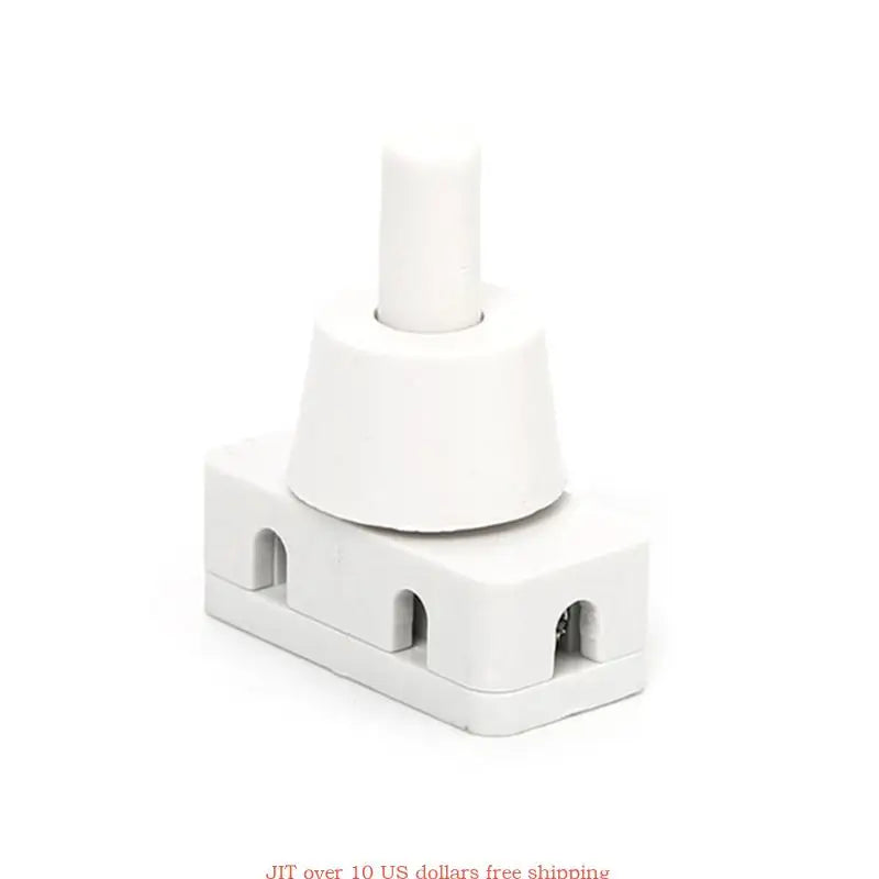 Mini Power Switches ON/OFF Push Button for Home Lamps Industrial Field AC250V 10A 2 Pins Latching Pressure