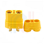 XT90NE-M with Fixed Base Male/Female Plug Charging Port XT90 Electric Vehicle Lithium Battery ESC Model Aircraft Connector