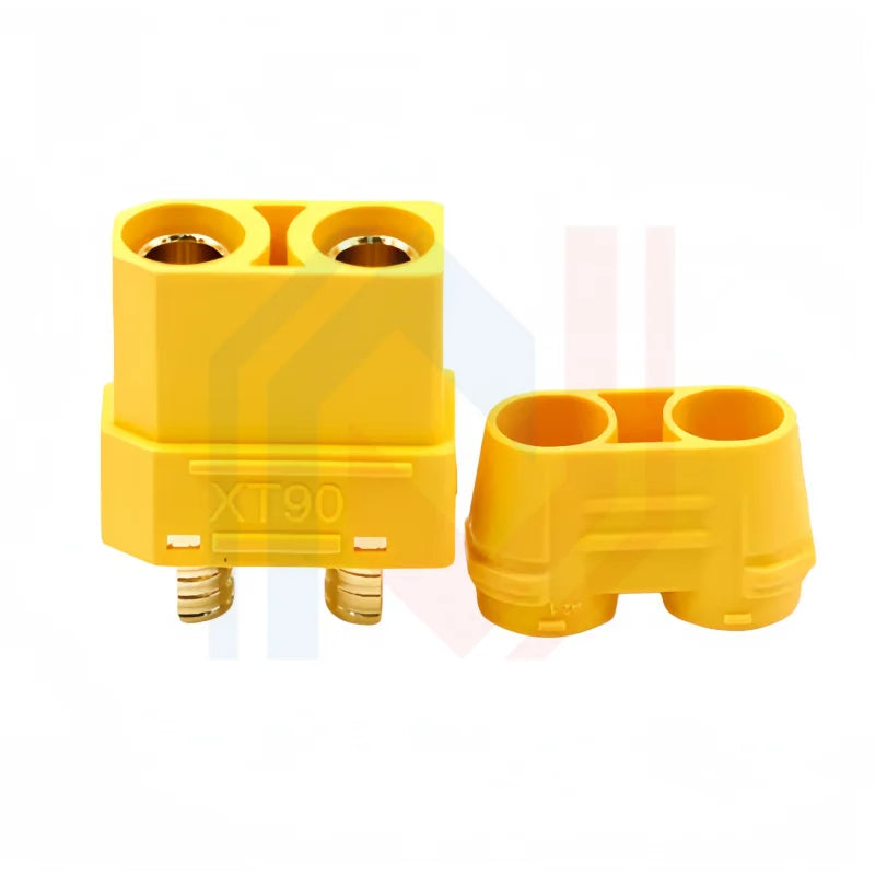 XT90NE-M with Fixed Base Male/Female Plug Charging Port XT90 Electric Vehicle Lithium Battery ESC Model Aircraft Connector