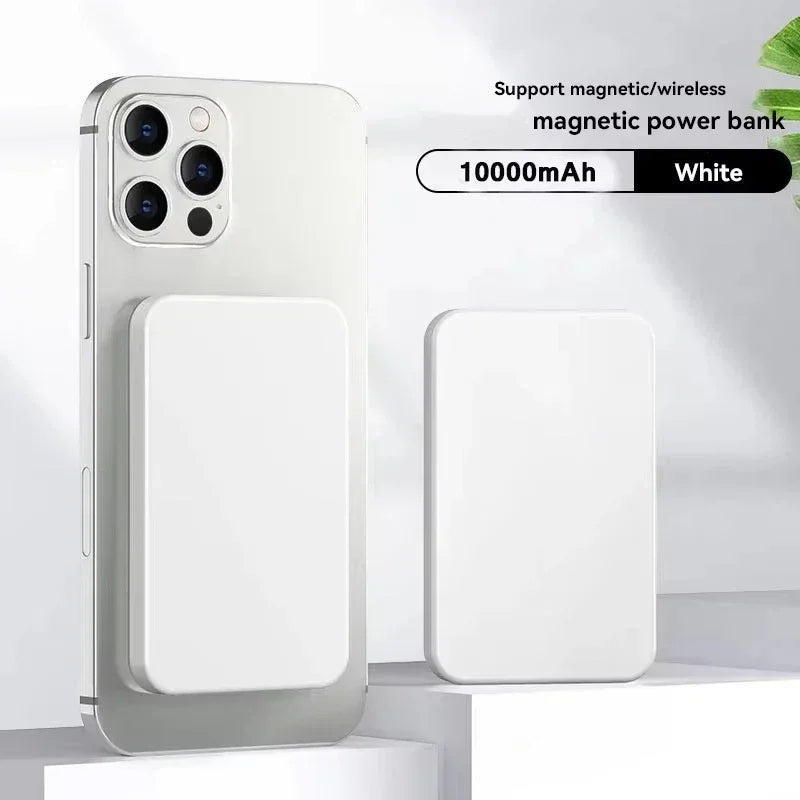Lenovo Magnetic Wireless Power Bank 500000mAh Charger Fast Charging for Magsafe External Spare Battery For All Android iPhone