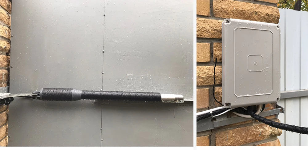 200kg-300kg Swing Gate Linear Actuator Motors Kit with Push Button Photocell Alarm Lamp (GSM Module Keypad Optional)