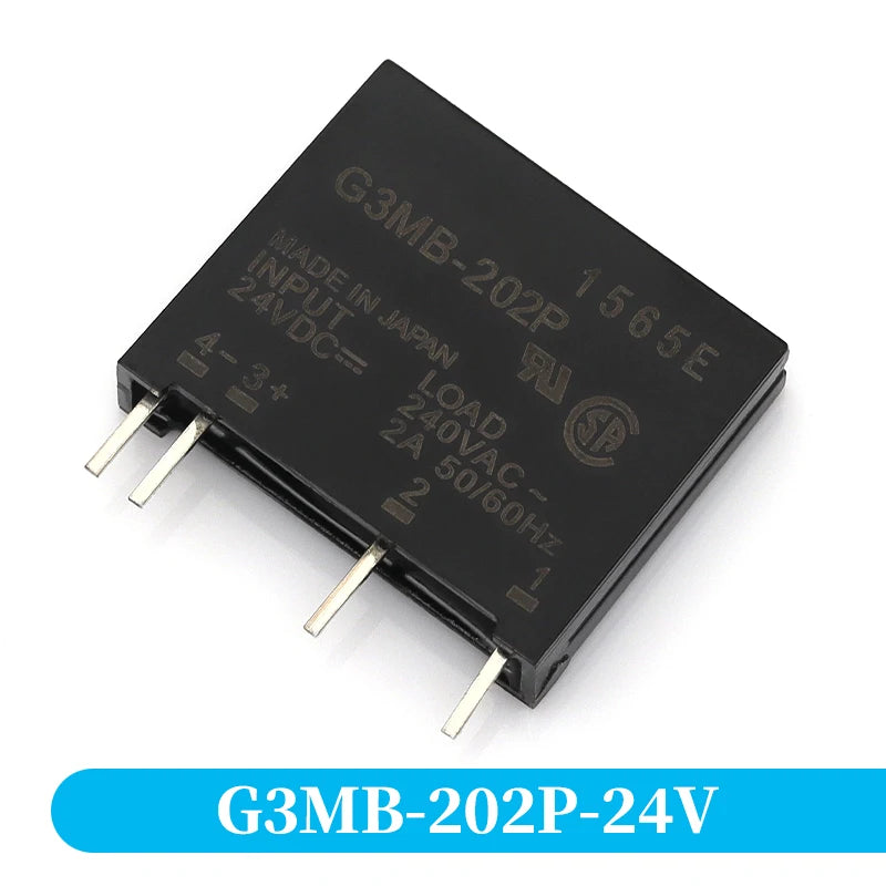 1/5/10Pcs Relay Module G3MB-202P G3MB 202P DC-AC SSR Input 5V/12V/24V DC Output 240V AC 2A Solid State Relay Module