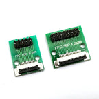 1Pcs 1.0mm to 2.54mm FPC/FFC Adapter Board - Multi-Pin (4-30P) Breakout Board with Straight/Curved Header