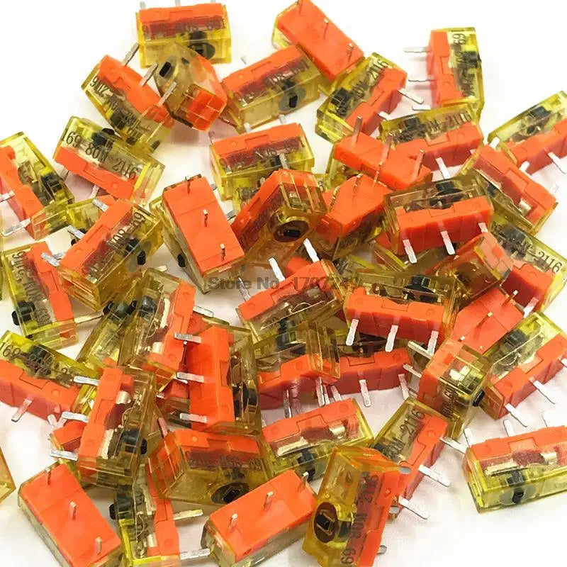 Free Shipping New arrival TTC dustproof gold mouse micro switch 3pin gold contactor 80M 80 millions click TTC gold micro Button