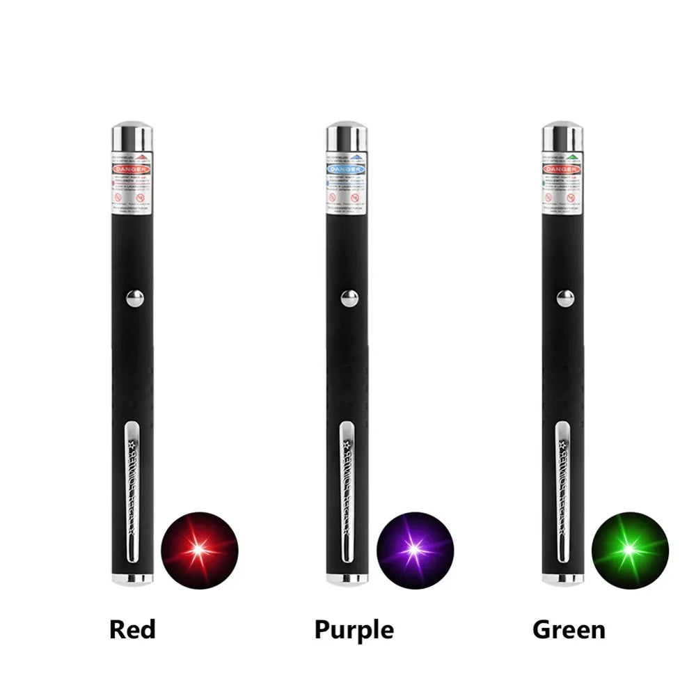 Mini Portable LED Green Redlight Laser Pointer No Batteries, LED Flashlight Laser pen Cat Interactive Scratching Play Toy