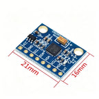 10PCS MPU-6050 6DOF 3-Axis Accelerometer Gyroscope Module GY-521 for Arduino IMU Sensor I2C DIY Robotics UAV Stabilization