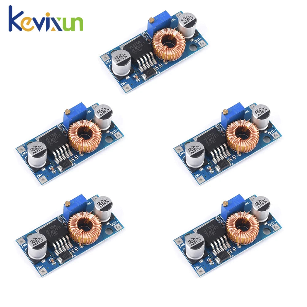 XL4005 DSN5000 Beyond LM2596 DC-DC Max 5A high current adjustable step-down power module High Conversion Efficiency High power