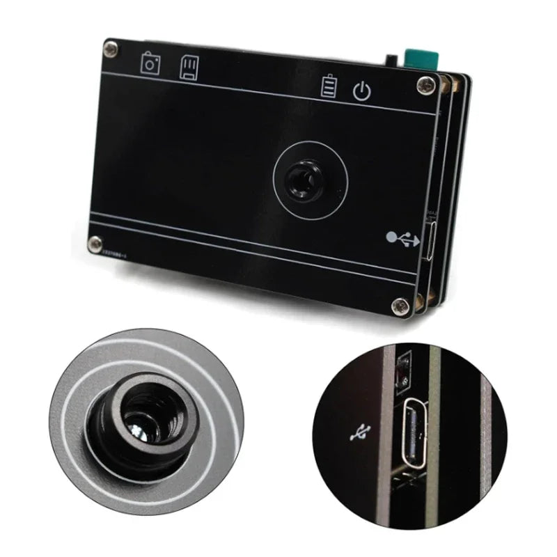 Infrared camera,MLX90640 digital infrared camera, portable thermal camera,2.8 inch LCD display,built-in battery, high precision.