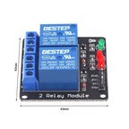 3V 3.3V 1/2/4 Channel Relay Module Low Level Trigger Liluminated Relay with Lamp Relay Output 4 Way Relay Module Power Supply