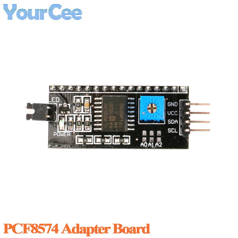 LCD1602 LCD2004 Yellow-Green/Blue Display Screen with Adapter Board with I2C IIC LCD1602A LCD2004A LCD Module with Backlight
