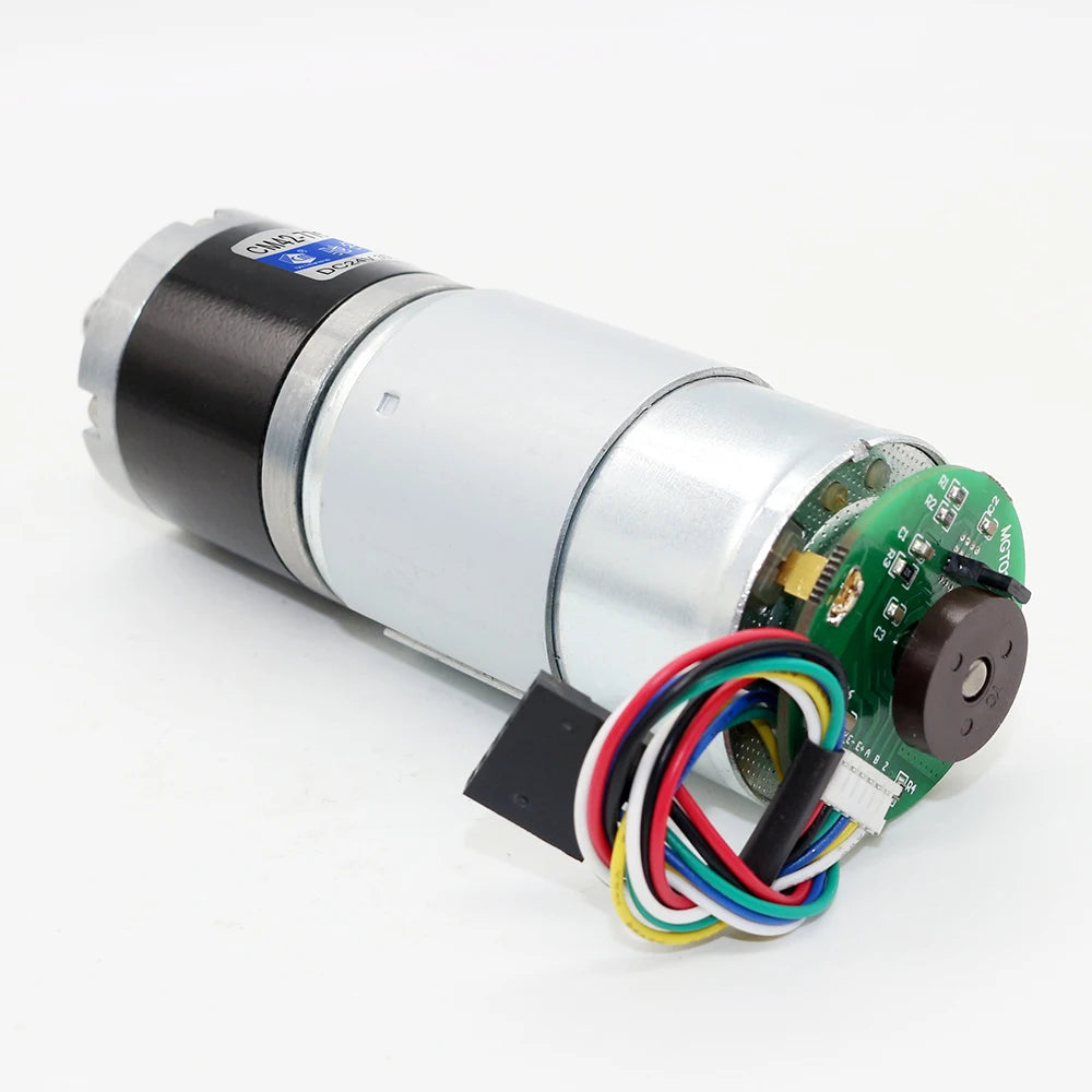 42mm 775 DC 24V High Torque All Metal Planetary Gear Motor With Encoder