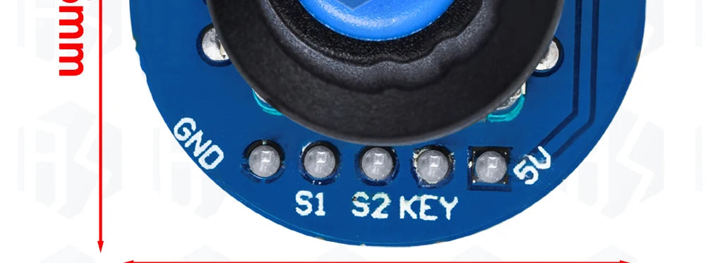 Rotary Encoder Module for Arduino Brick Sensor Development Round Audio Rotating Potentiometer Knob Cap EC11