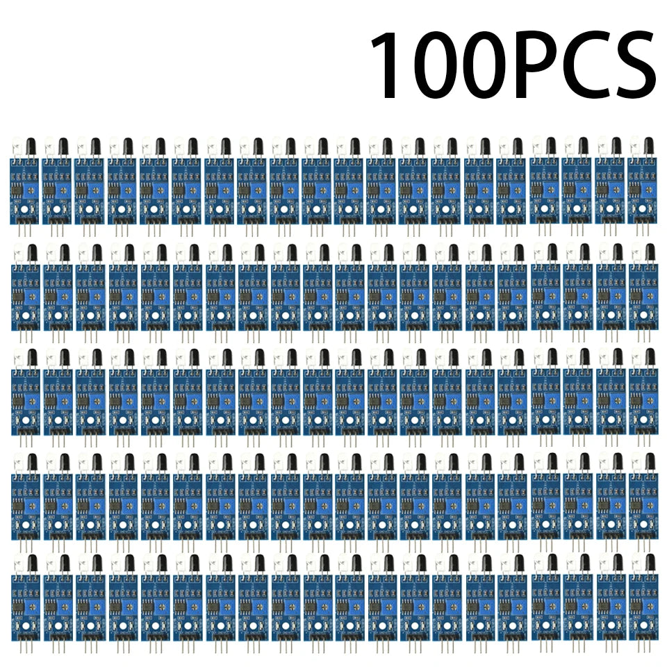 1-100pcs IR Infrared Obstacle Avoidance Sensor Module for Arduino Diy Smart Car Robot Reflective Photoelectric 3PIN