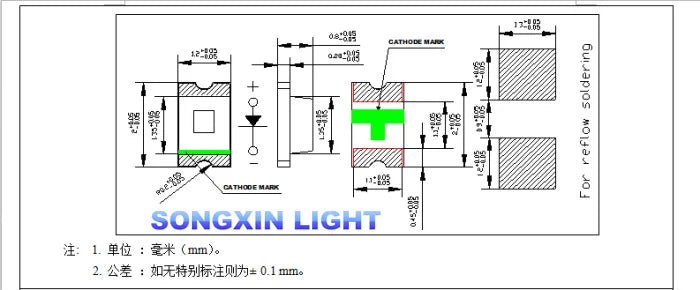 500pcs Time-limited Limited Surface Mount XIASONGXIN LIGHT 0805 White Smd Led Super Bright Lamp Lights-emitting Diodes