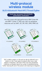 nRF52840 nRF52833 Zigbee BLE5.1/5.0 Wireless Module CDEBYTE BLE Mesh Low Power Consumption Small Size SMD BLE Module