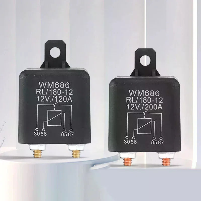 DC 12V 24V 100A 120A 200A WM686 Relay 4 Pin Normal Open Car Starter Relay For Battery ON/OFF Split Charge Relay Switch