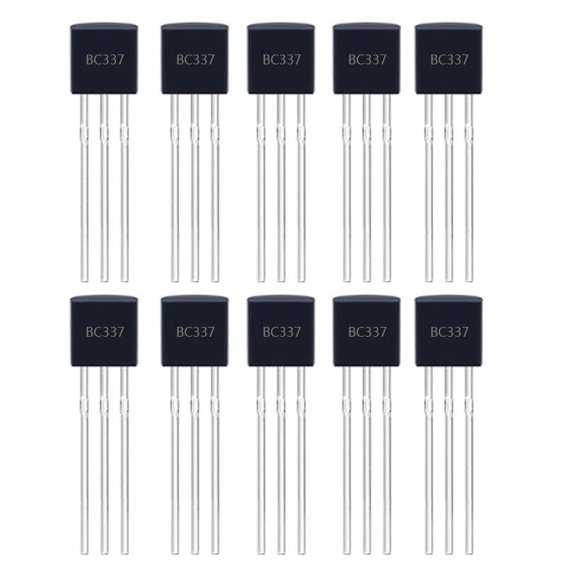 10 Values NPN PNP Power Transistors Assortment Kit BC327 BC337 BC517 BC547 BC548 BC549 BC550 BC556 BC557 BC558 Each Value 10PCS