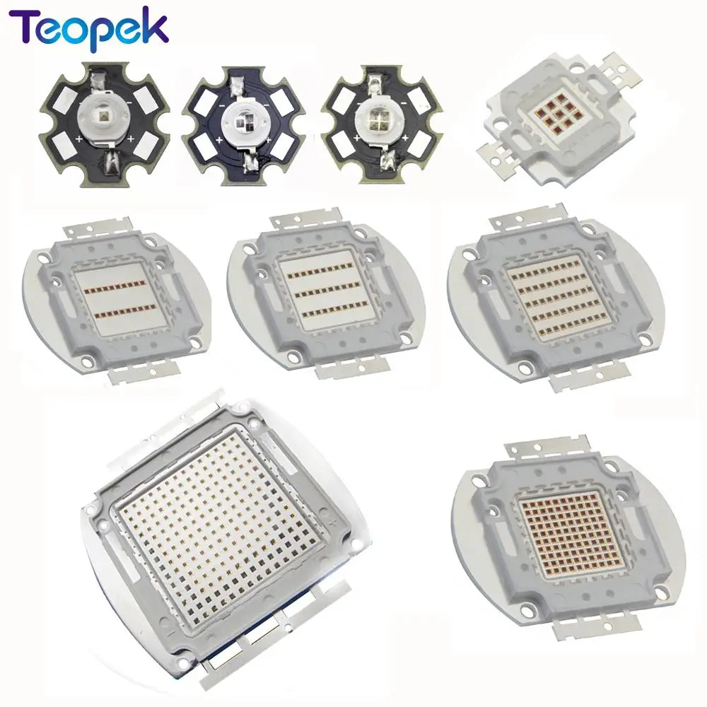 High Power LED 730nm 850nm 940nm IR LED Infrared 1W 3W 5W 10W 20W 30W 50W 100W 850 Nm 940 Nm Emitter Light Lamp