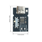 PD QC Protocol Fast Charging Decoy Module 5V 9V 12V 20V Adjustable with Indicator Light Type-C Trigger Module for DIY Electronic